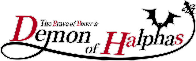 The Brave of Boner and the Demon of Halphas logo
