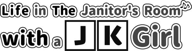 Life in The Janitor's Room with A JK Girl logo
