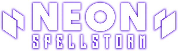 Neon Spellstorm logo