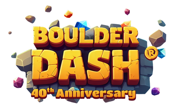 BOULDER DASH 40th Anniversary logo