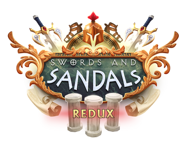 Swords and Sandals 3 Redux logo
