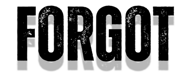 Forgot logo