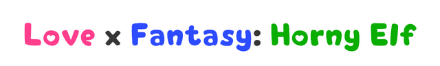 Love x Fantasy: Horny Elf logo