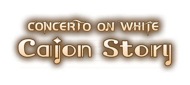 Concerto on White: Cajon Story logo