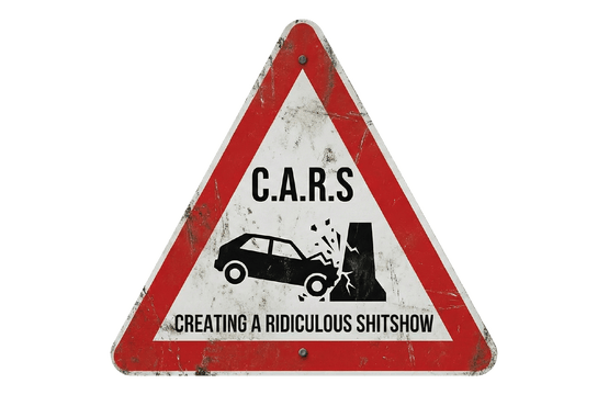 C.A.R.S. - Creating A Ridiculous Shitshow logo