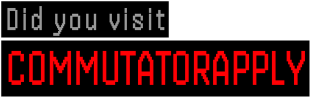 Did you visit CommutatorApply logo