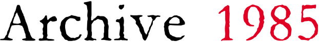 Archive 1985 logo