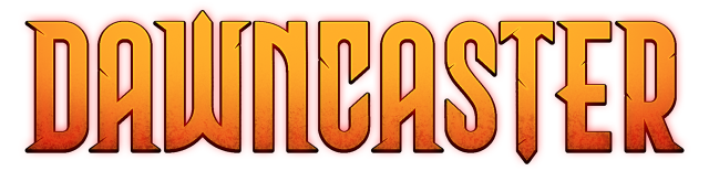 Dawncaster | The RPG Cardventure logo