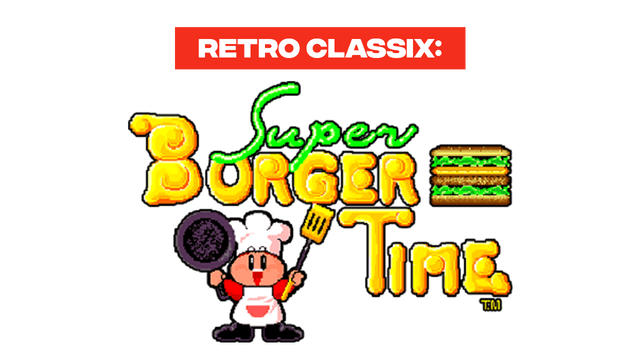Retro Classix: Super BurgerTime logo