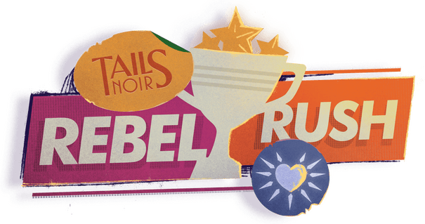 Tails Noir: Rebel Rush logo