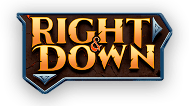 Right and Down logo