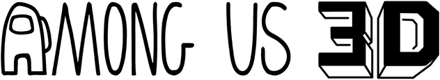 Among Us 3D logo