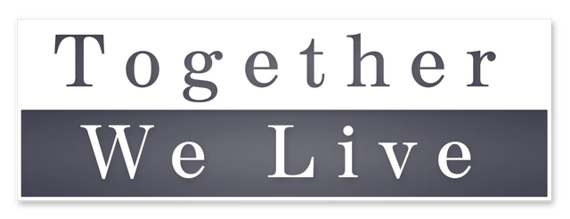 Together We Live logo