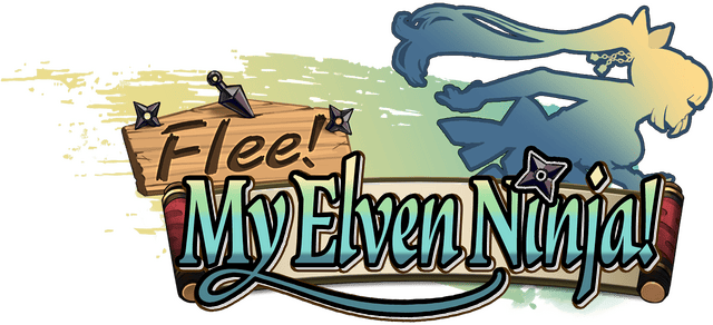 Flee, My Elven Ninja! 3D logo