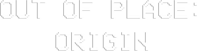 Out of Place: Origin logo