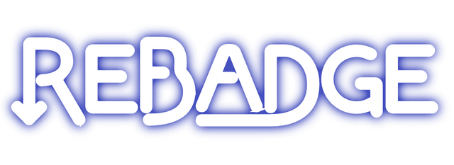 REBADGE logo