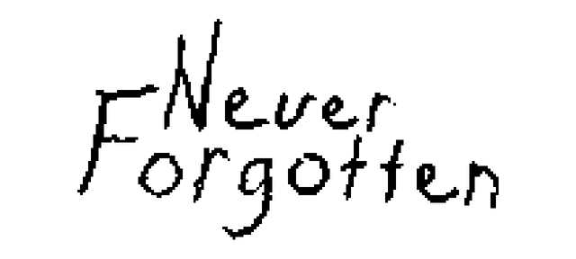 Never Forgotten logo