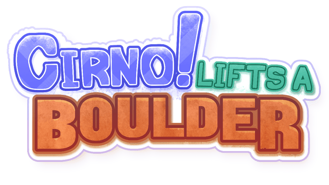Cirno! Lifts a Boulder logo