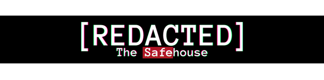 Redacted The Safehouse logo