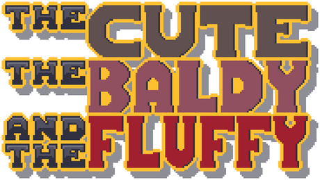 The Cute the Baldy and the Fluffy logo