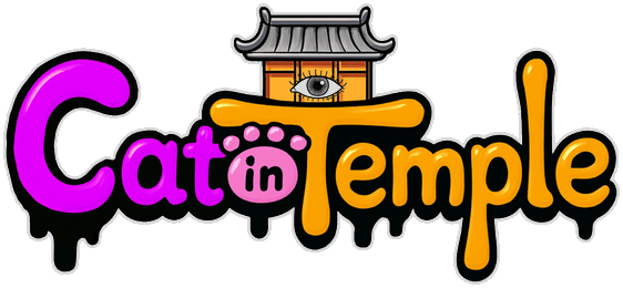 Cat in Temple logo
