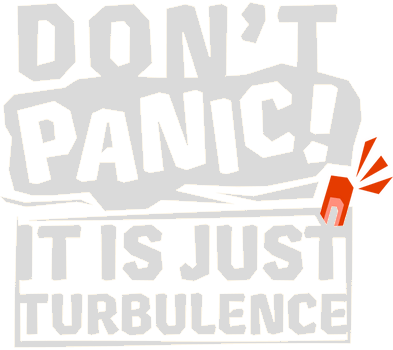 Don't Panic! It is Just Turbulence logo