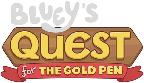 Bluey's Quest For The Gold Pen logo