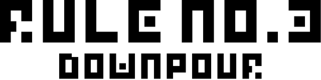 Rule No. 3 Downpour logo