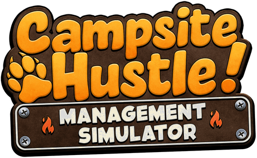 Campsite Hustle! - Management Simulator logo