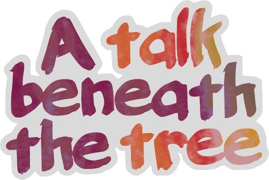 A talk beneath the tree logo