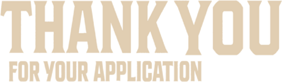 Thank You For Your Application logo