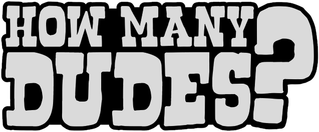 How Many Dudes? logo