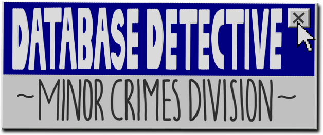 Database Detective: Minor Crimes Division logo