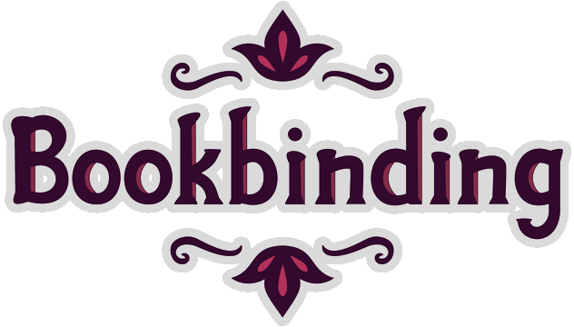 Bookbinding – Dark Cozy Sim logo