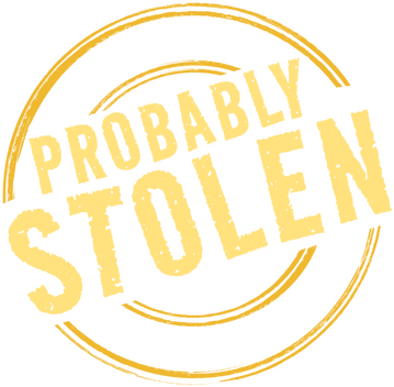Probably Stolen - Cyberpunk Pawnshop Simulator logo